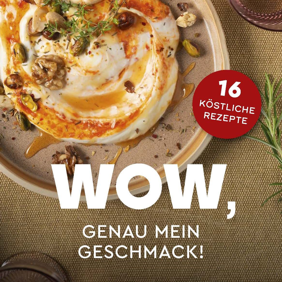 WIBERG WOW Rezeptheft „WOW, Genau mein Geschmack!“  16 köstliche Rezepte.