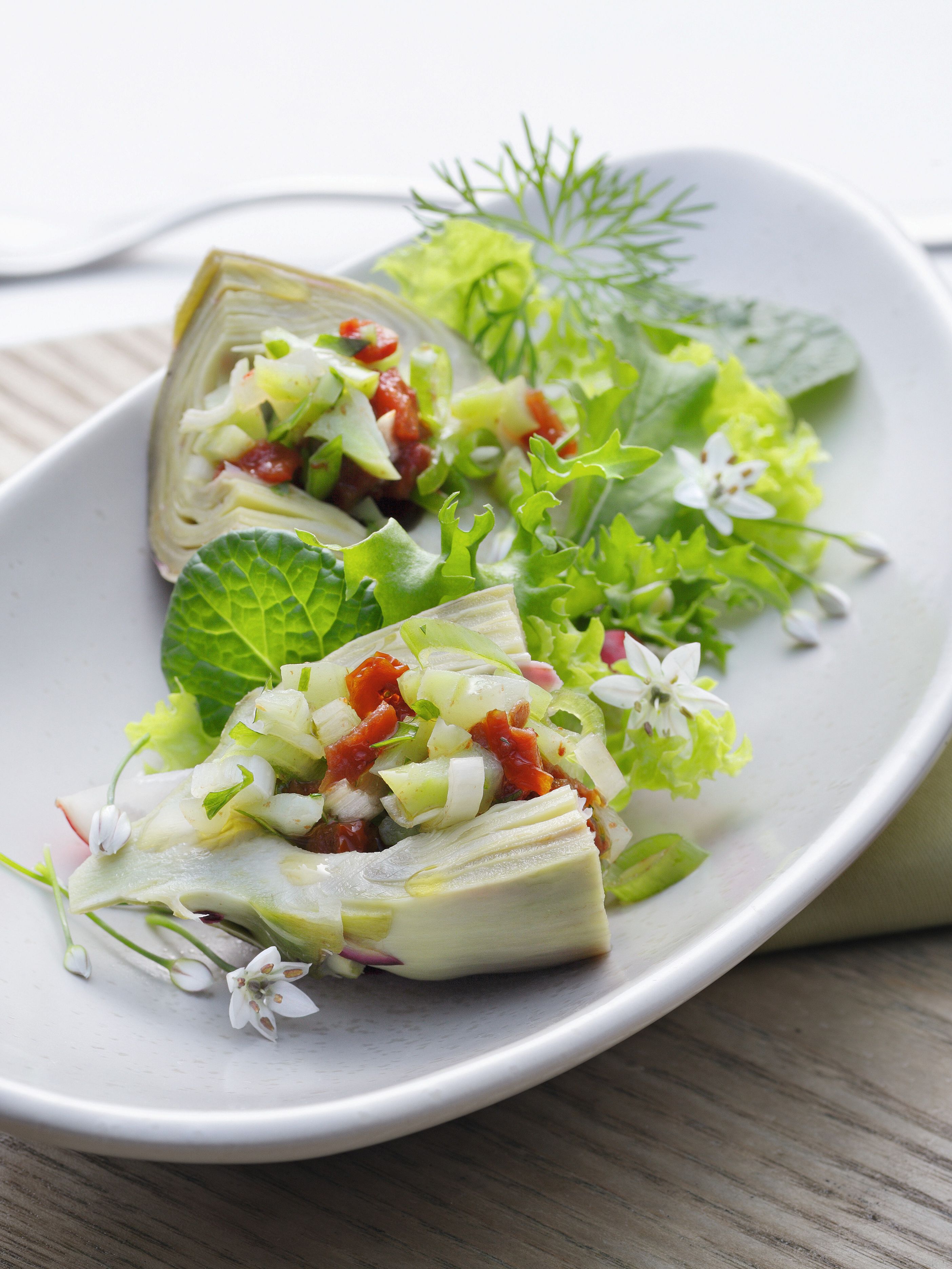 Artischocken-Tomatentatar