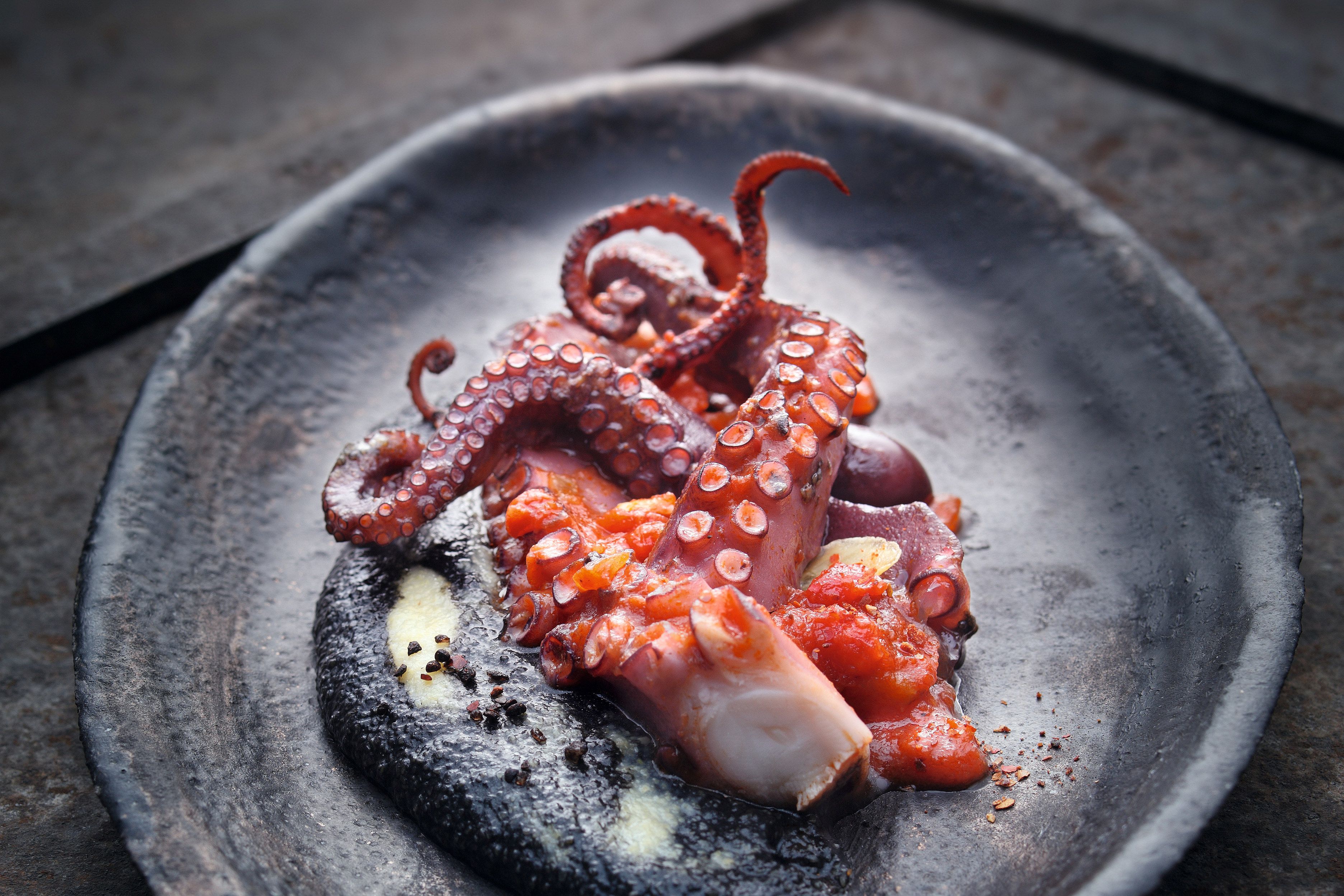 Geschmorter Pulpo