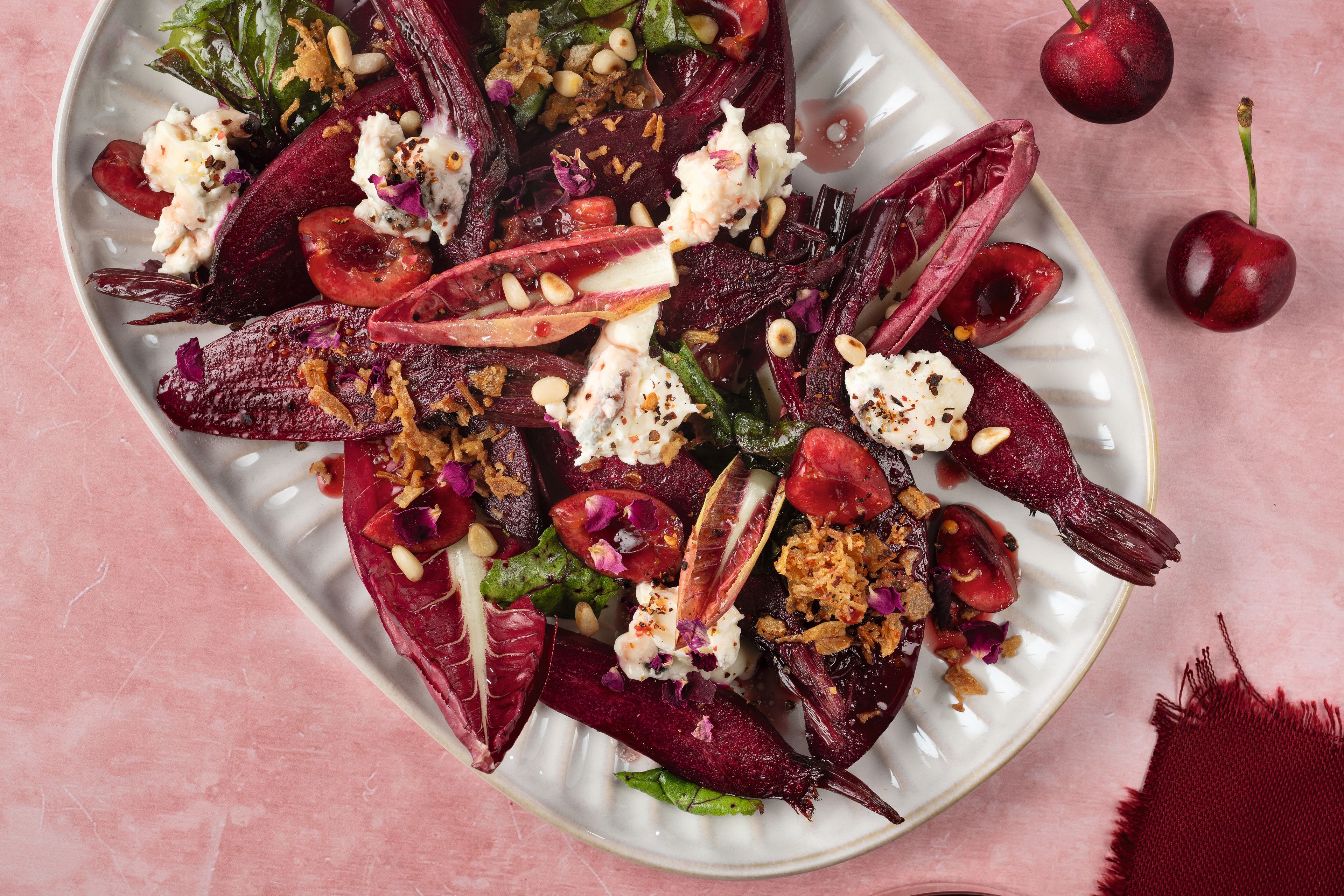 Rote Rüben mit Radicchio